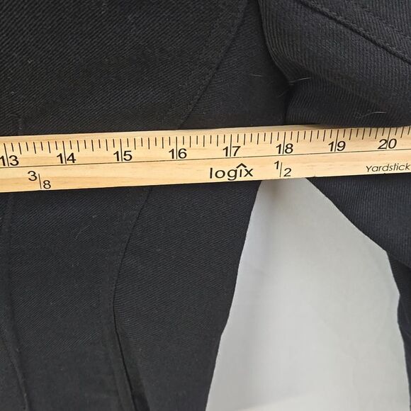 Banana Republic Military Style Women’s Black Jacket Sz 8 Wool Career Work - Picture 12 of 12